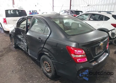 2017 Chevrolet Sonic Ls Auto из США, поврежденный, VIN 1G1JB5SHXH4102773